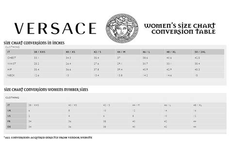 versace belt size 48|Versace women size chart.